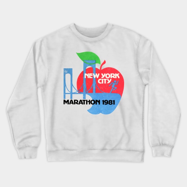 1981 New York Marathon Crewneck Sweatshirt by Meat Beat